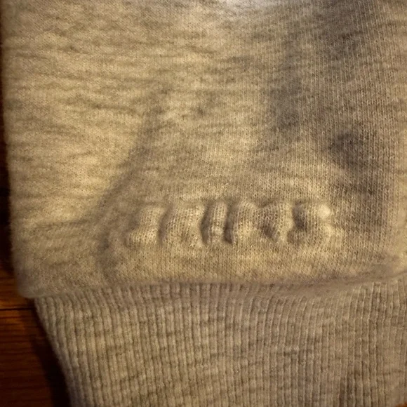 SKIMS Cotton Fleece Classic Zip Hoodie in Light Heather Gray - Picture 5 of 7